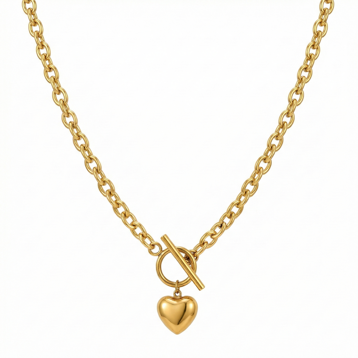 Heartened Chunky - Necklace