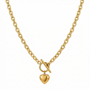 Heartened Chunky - Necklace