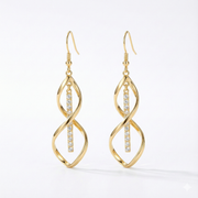 Sunbeam Spiral Earrings - Gold