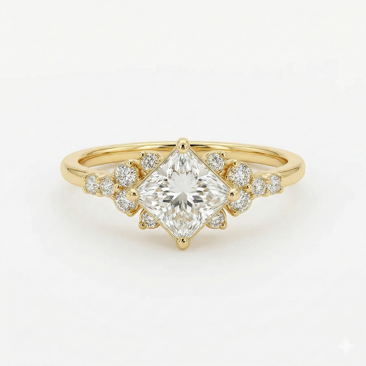 Karen - Elegant Delysian Queen Ring