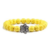 Minimal Paw Beaded Bracelet