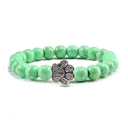 Minimal Paw Beaded Bracelet