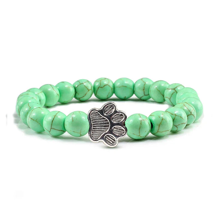 Minimal Paw Beaded Bracelet