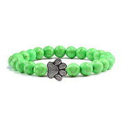 Minimal Paw Beaded Bracelet