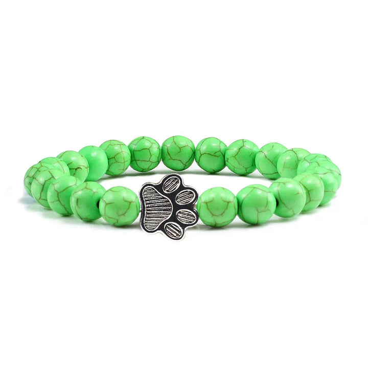 Minimal Paw Beaded Bracelet