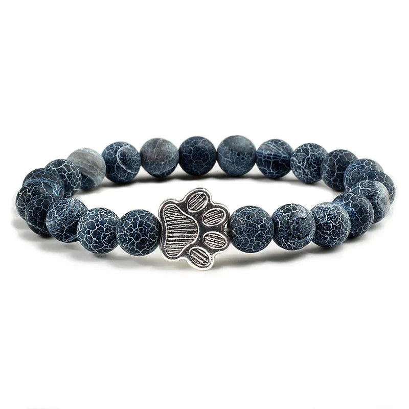 Minimal Paw Beaded Bracelet