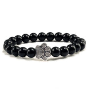 Minimal Paw Beaded Bracelet