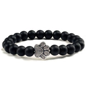 Minimal Paw Beaded Bracelet