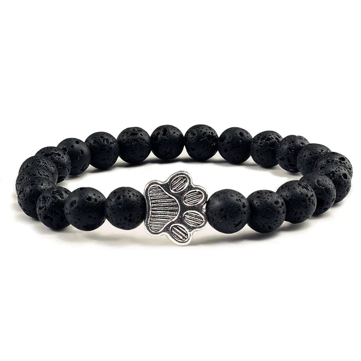 Minimal Paw Beaded Bracelet