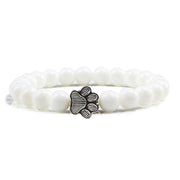 Minimal Paw Beaded Bracelet