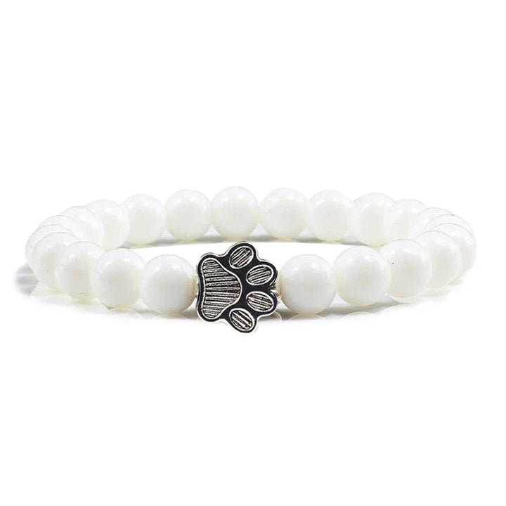 Minimal Paw Beaded Bracelet