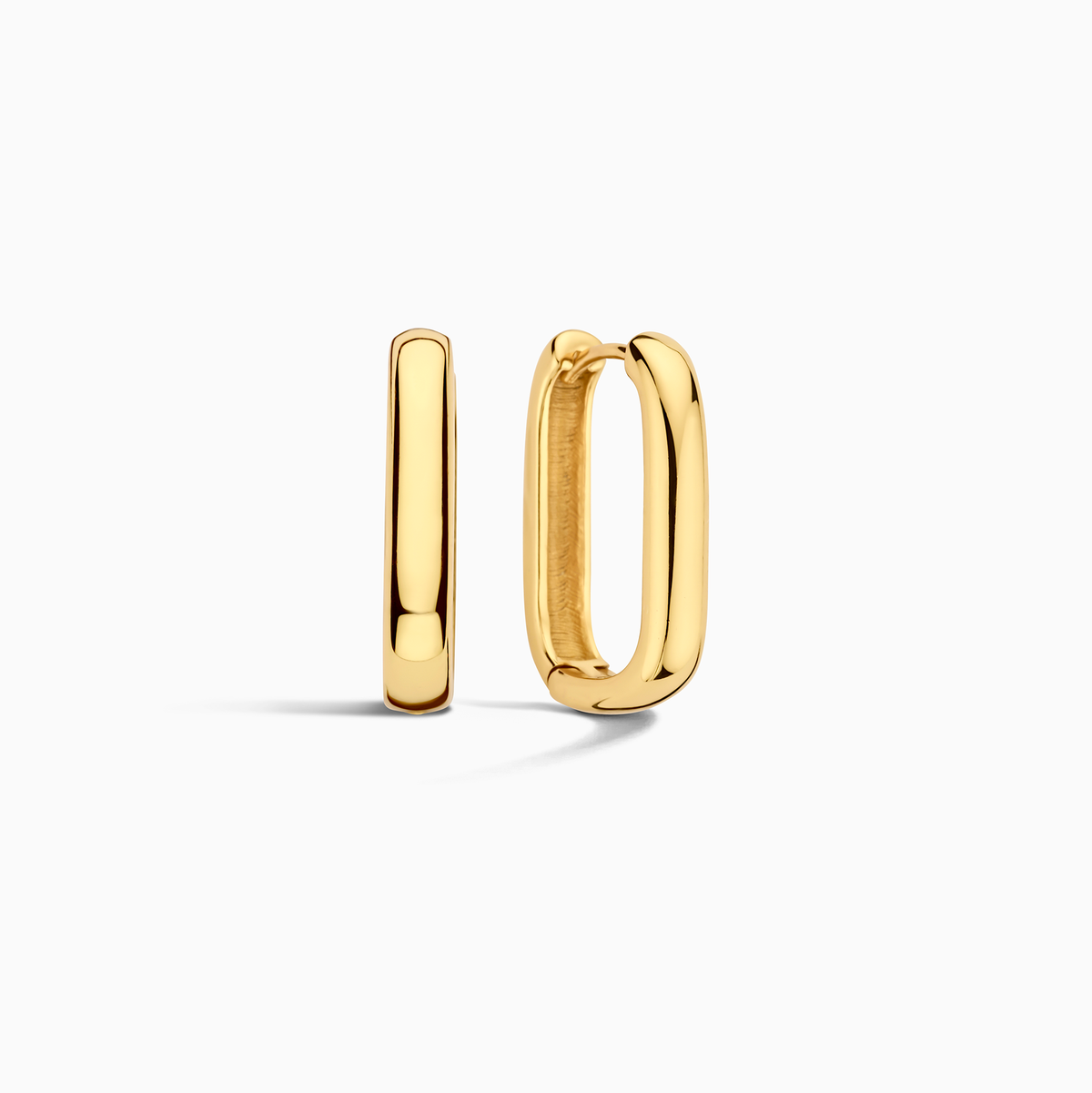 Small Gigi Hoops | White Gold