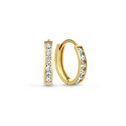 Dara Brillane Stone Earrings Set - Gold