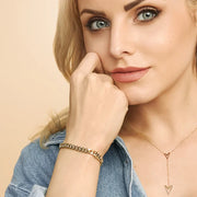 Estate Cuban Bracelet - Gold