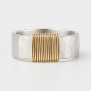 Vintage Gold Silver Ring