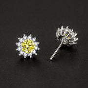 Sunlit Muse Earrings Yellow | White Gold