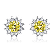 Sunlit Muse Earrings Yellow | White Gold