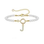 Auden Clé Letter Bracelet | Gold