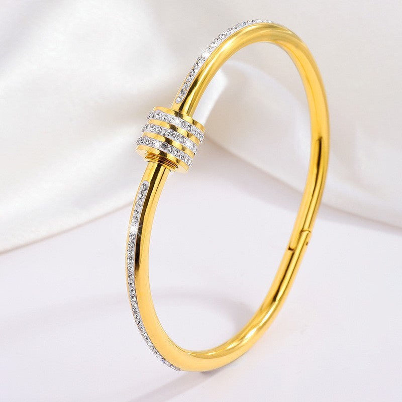 Tessandra Virelli Bracelet Pink | Gold
