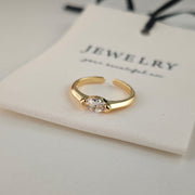 Aya Sterling Ring | White Gold