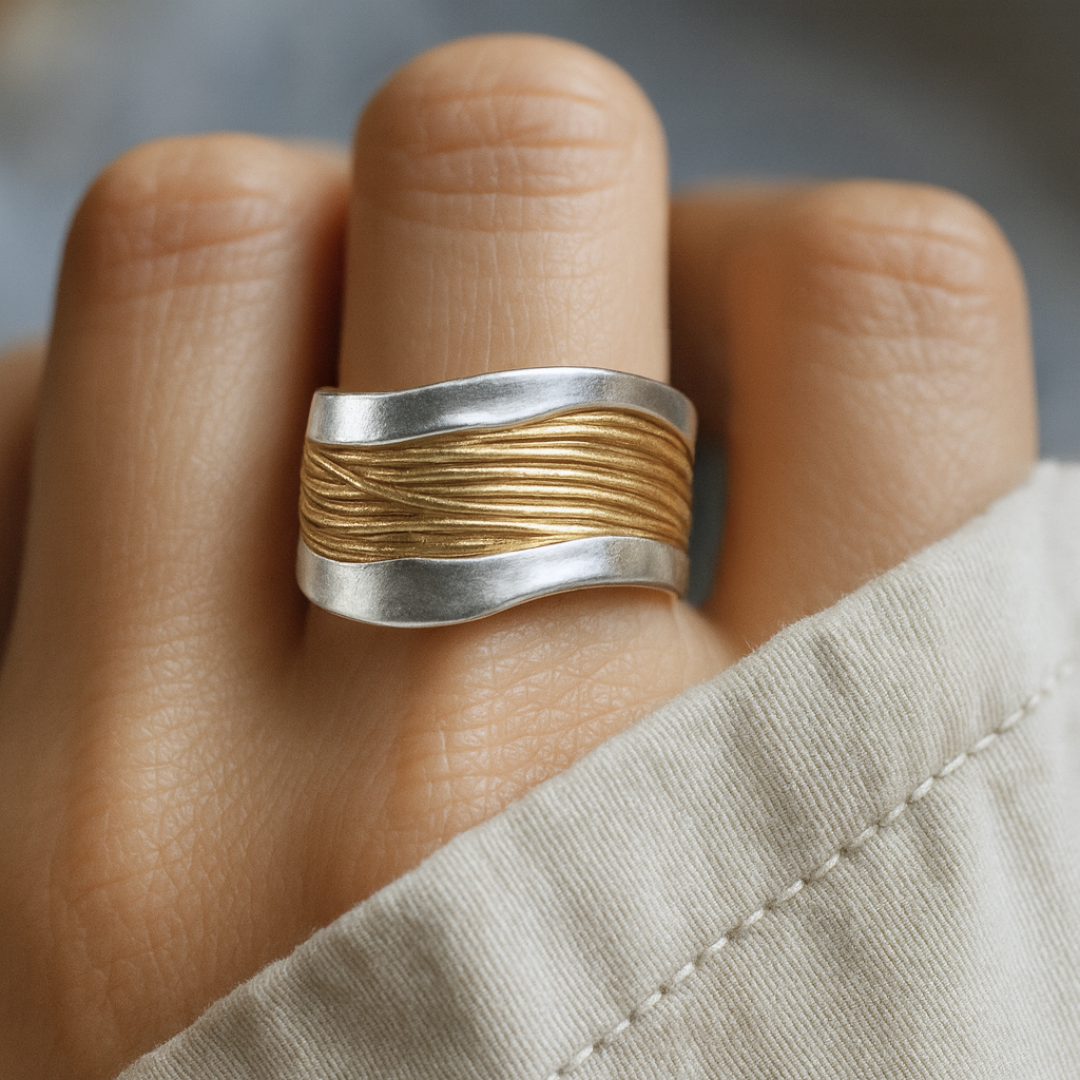 Anna - The Golden Threads Ring