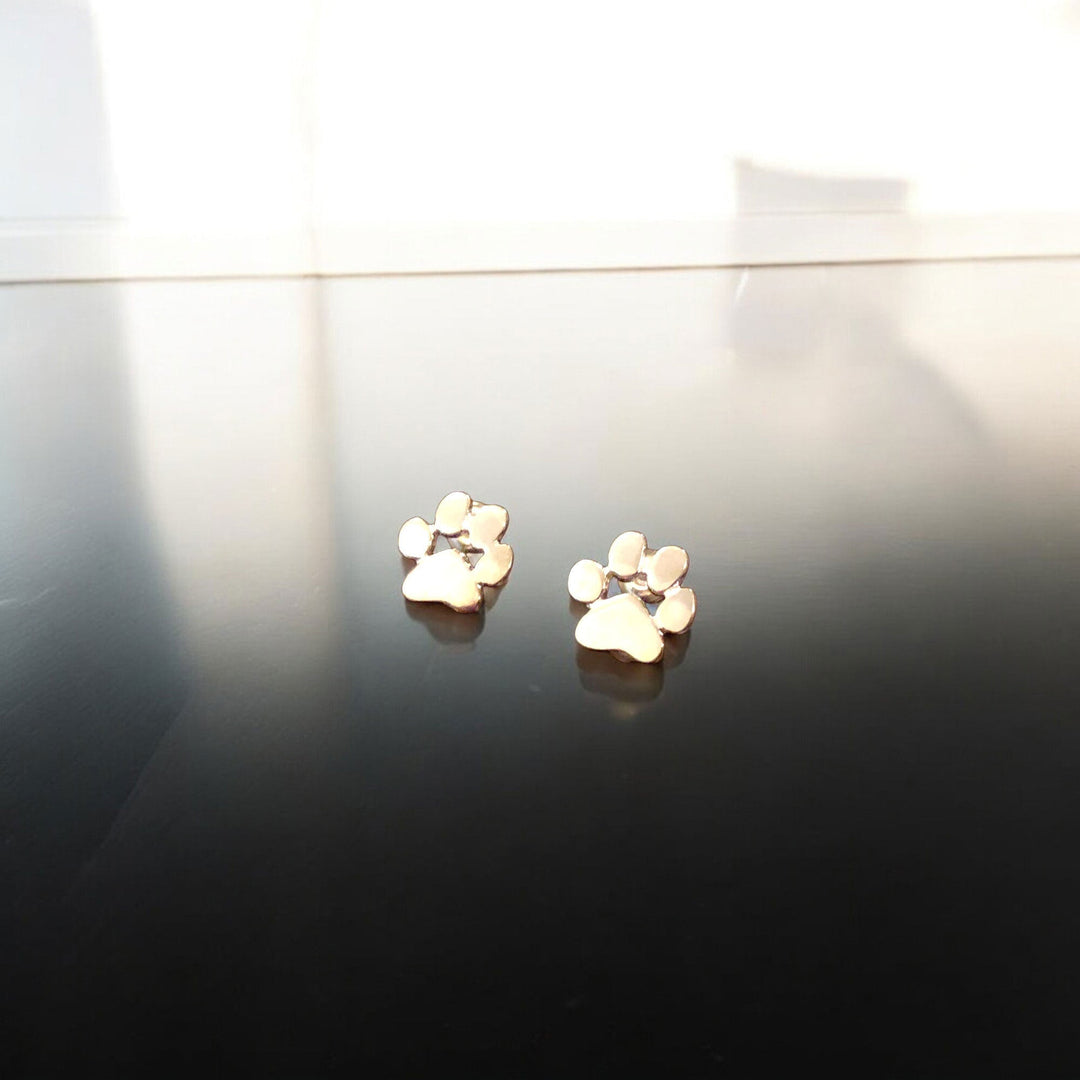 Paw Heart Huggie Earrings