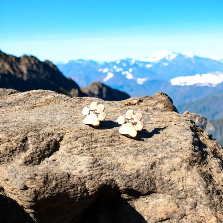 Paw Heart Huggie Earrings