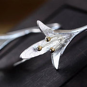 Elegant Silver Blossom Earrings
