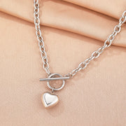 Heartened Chunky - Necklace