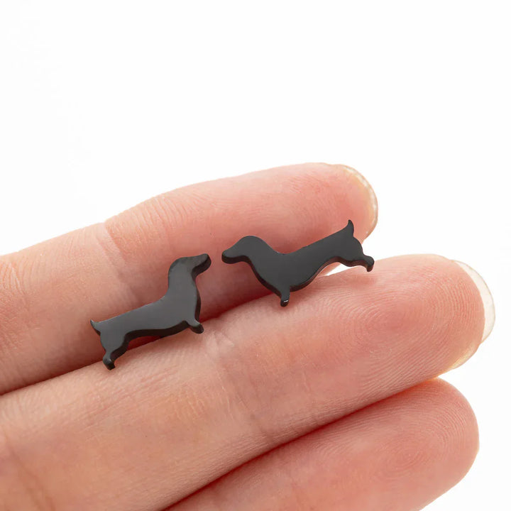 Cute Dachshund Stud Earrings