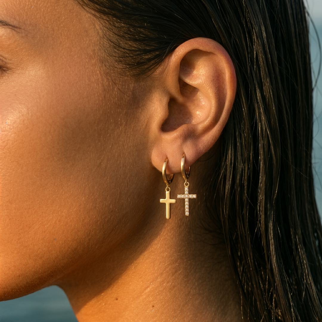 Sienna Earrings | White Gold