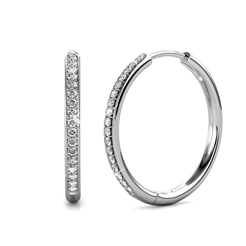 Sorel Pave Earrings - Gold