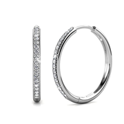 Sorel Pave Earrings - Gold