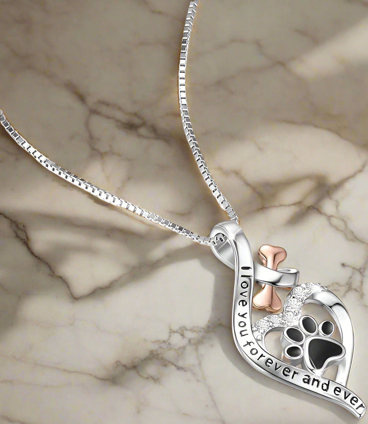 Lucky Paw Charm Necklace