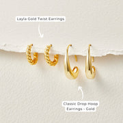 Moana Earrings | Gold