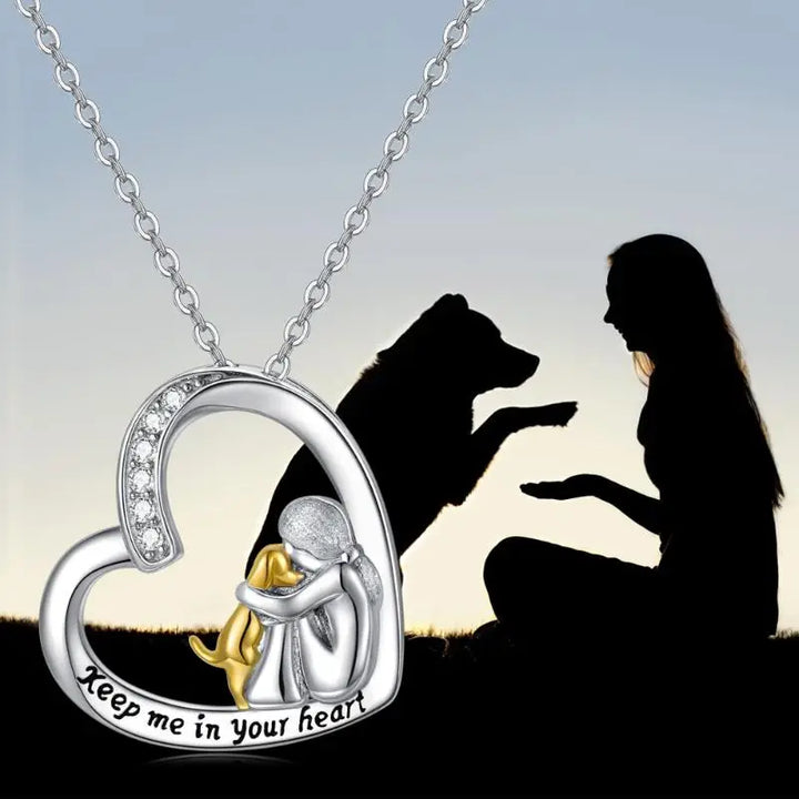 Elegant Crystal Paw Lover Necklace