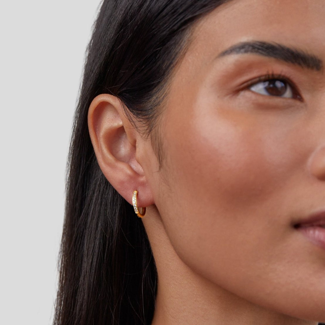 Hailey Hoop Earrings