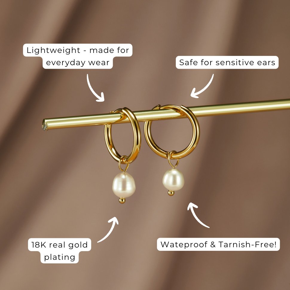 Bella Freshwater Pearl - Earrings