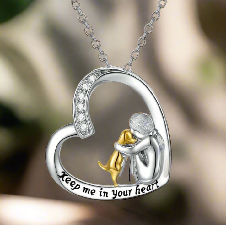 Elegant Crystal Paw Lover Necklace