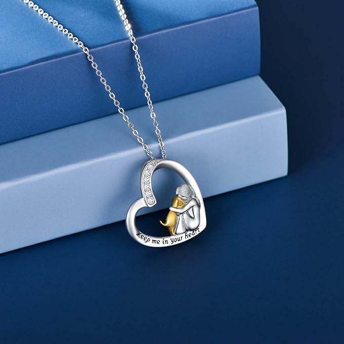 Elegant Crystal Paw Lover Necklace