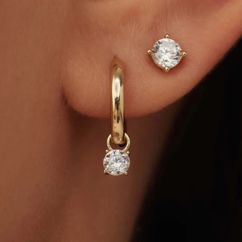 Luna Earrings Set | Gold