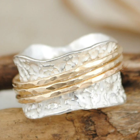 Joy - Vintage Spinner Ring