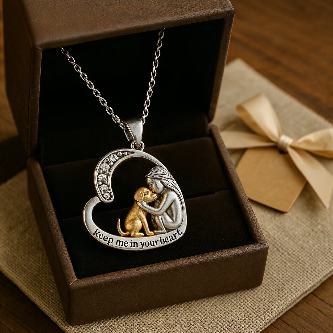 Elegant Crystal Paw Lover Necklace