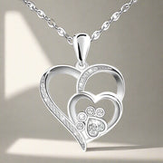 Paw Love Crystal Necklace