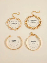 Elan Mercer Bracelet Set - Gold